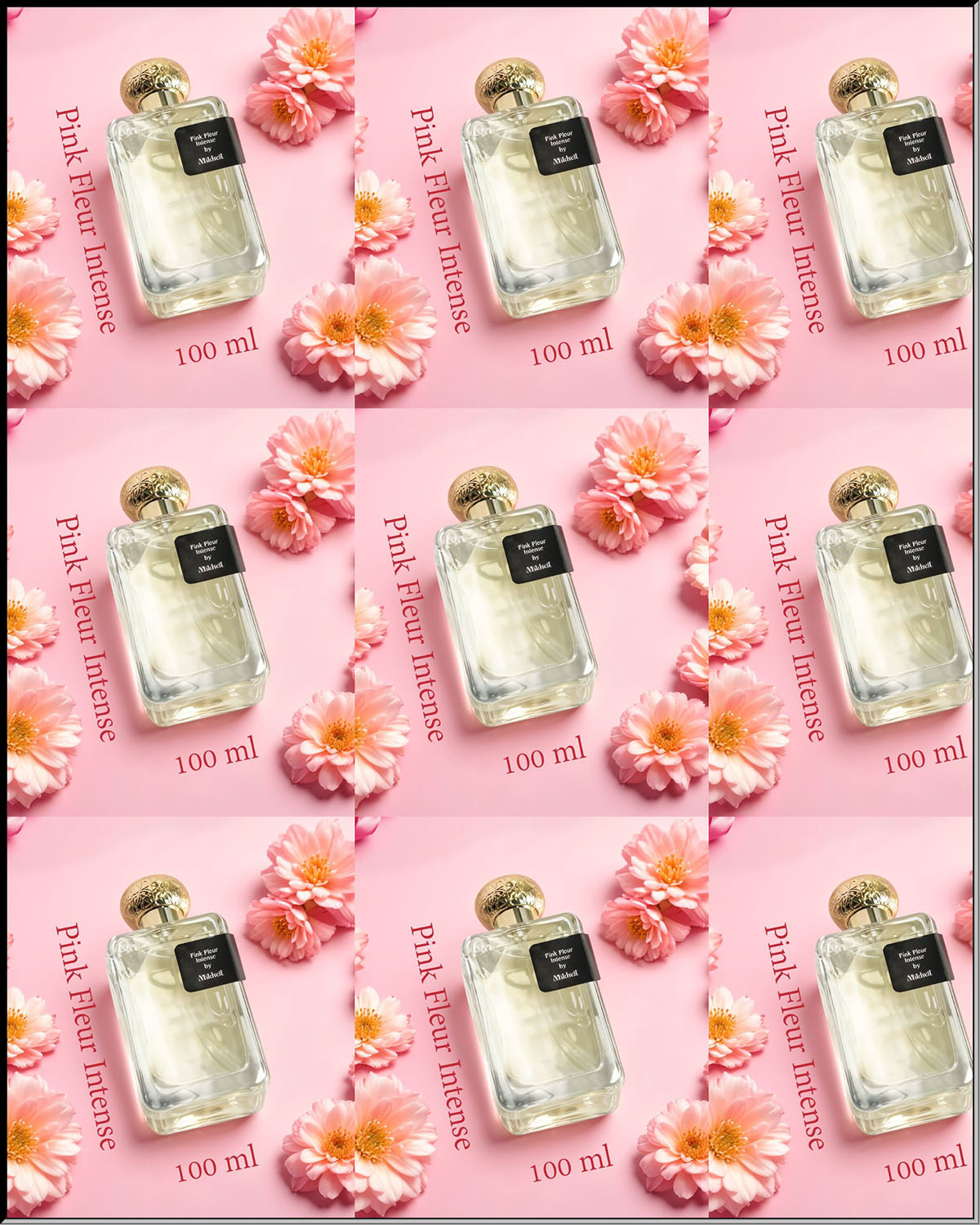 Pink Fleur Intense by Mikhail | 100ml | Floral Citrus Perfume for Women | Long Lasting Made in UAE