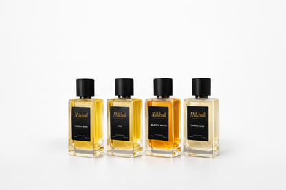 Mikhail Signature Luxury Combo Pack
Ombre Noir Intense | N48 | Queen’s Rose | Majestic Mahaj

Step into a world where every fragrance tells a story—of power, elegance, mystery, and timeless allure. This exclusive Mikhail Combo Pack brings together four of the brand’s most iconic creations, crafted for those who appreciate depth, sophistication, and long-lasting luxury. Each scent is a unique expression, yet together they form a complete olfactory wardrobe—perfect for every mood, moment, and identity.

🌑 Om