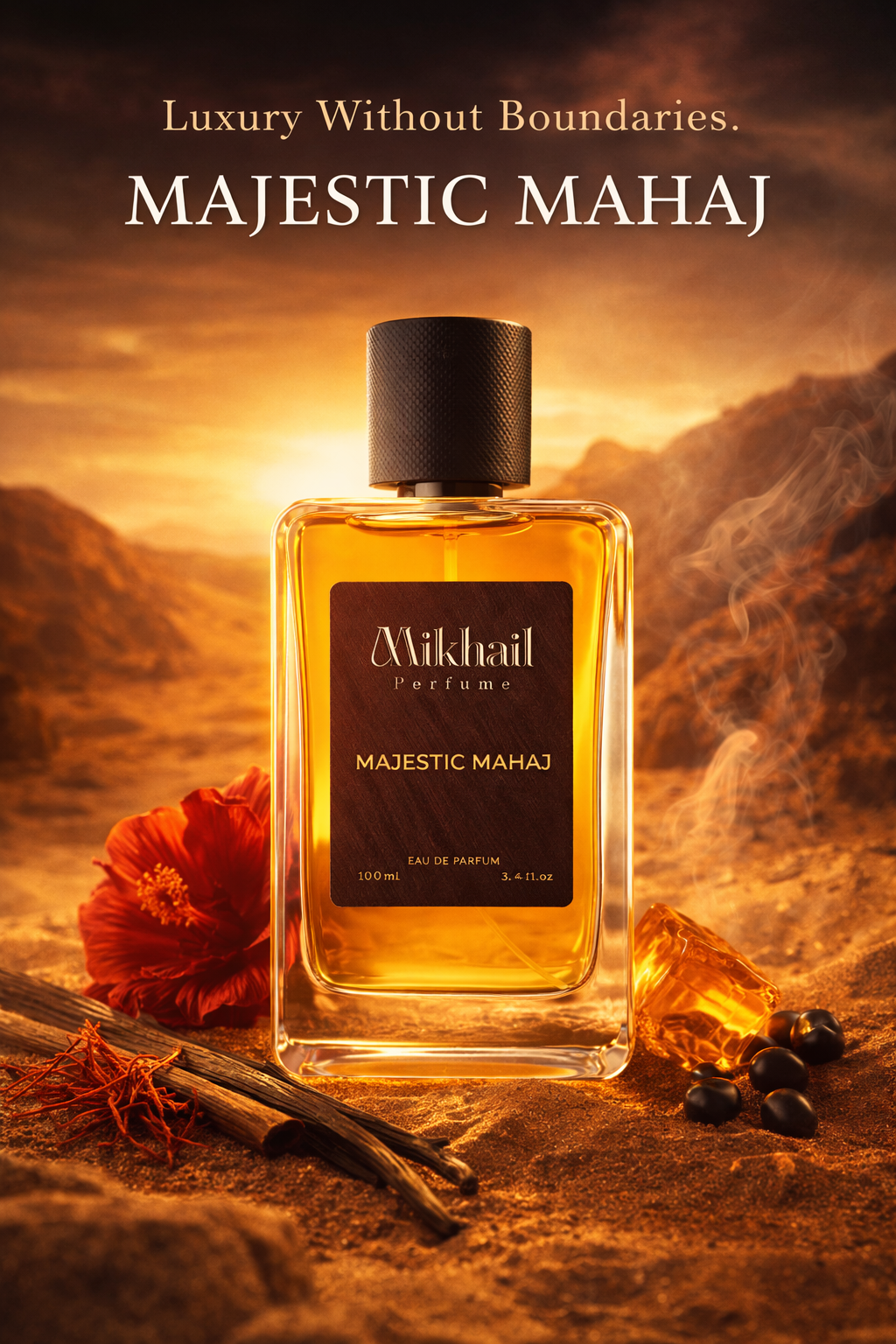 Majestic Mahaj by Mikhail | EDP– Unisex Signature Fragrance 100M made in UAE