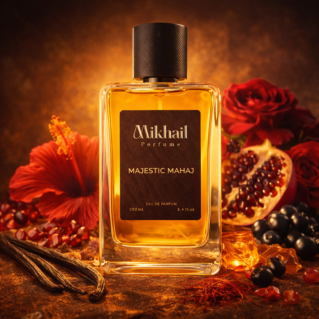 Mikhail Perfume Combo Pack for Men & Women – Ombre Noir, N48, Queen’s Rose & Majestic Mahaj | Long Lasting Luxury Fragrance UAE