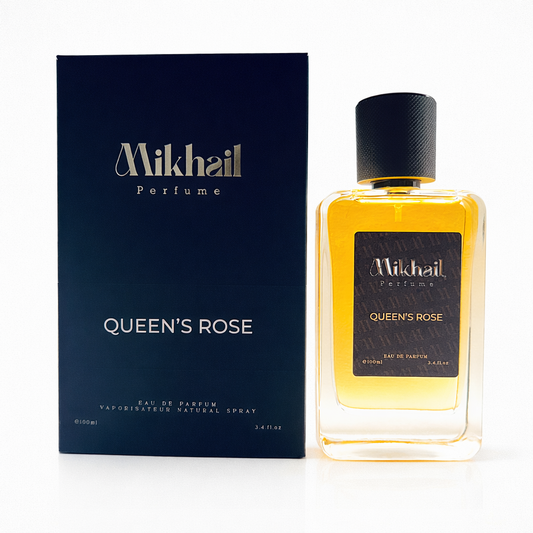 Queen’s Rose by Mikhail | 100 ML EDP – Long Lasting Floral Perfume for Women