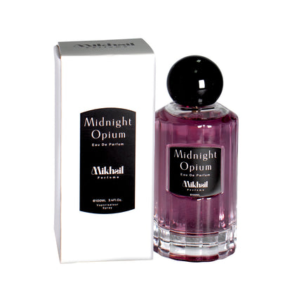 Midnight Opium by Mikhail | for Women | Long-Lasting Eau de Parfum | Sweet Fragrance