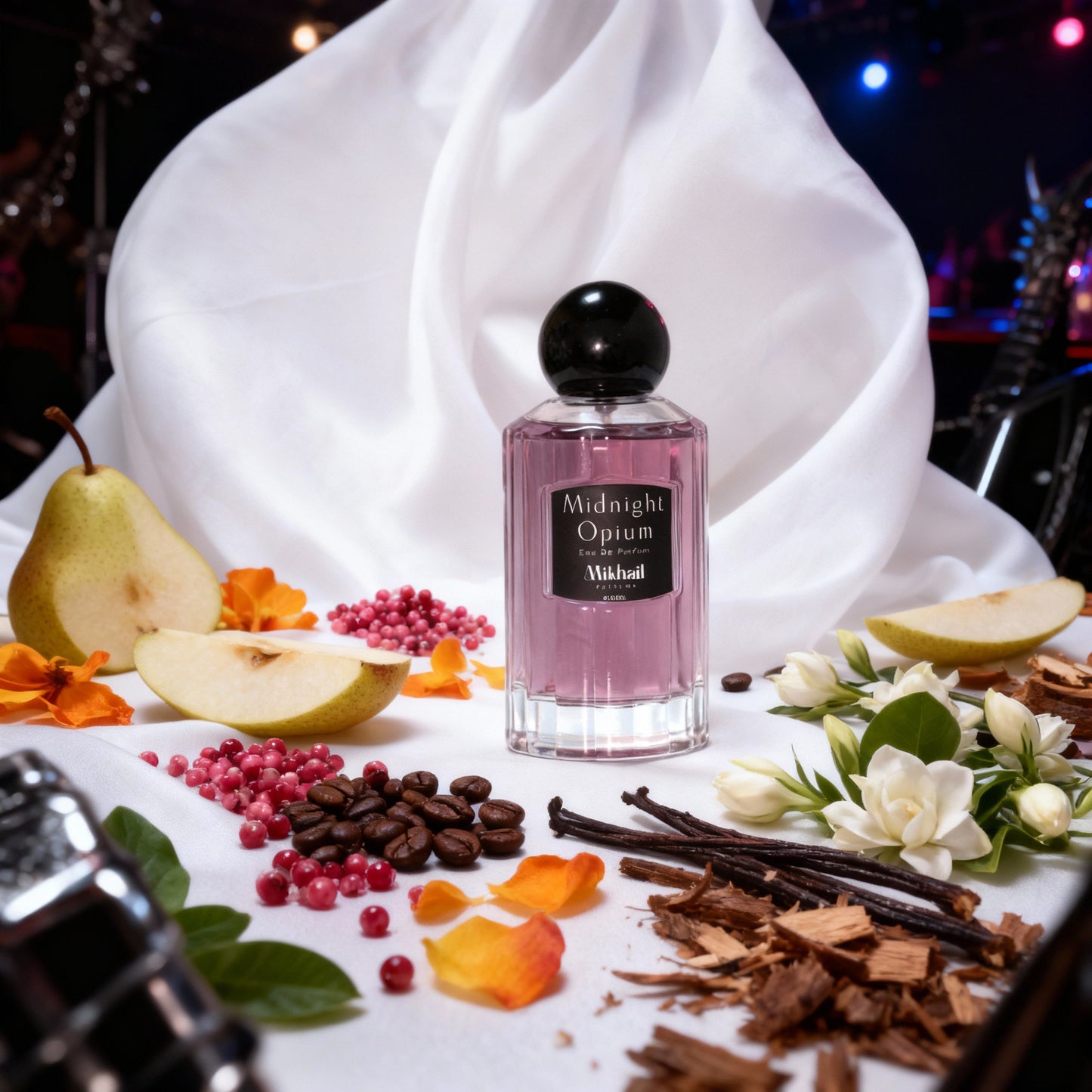 Midnight Opium by Mikhail | for Women | Long-Lasting Eau de Parfum | Sweet & Spicy Fragrance made in UAE