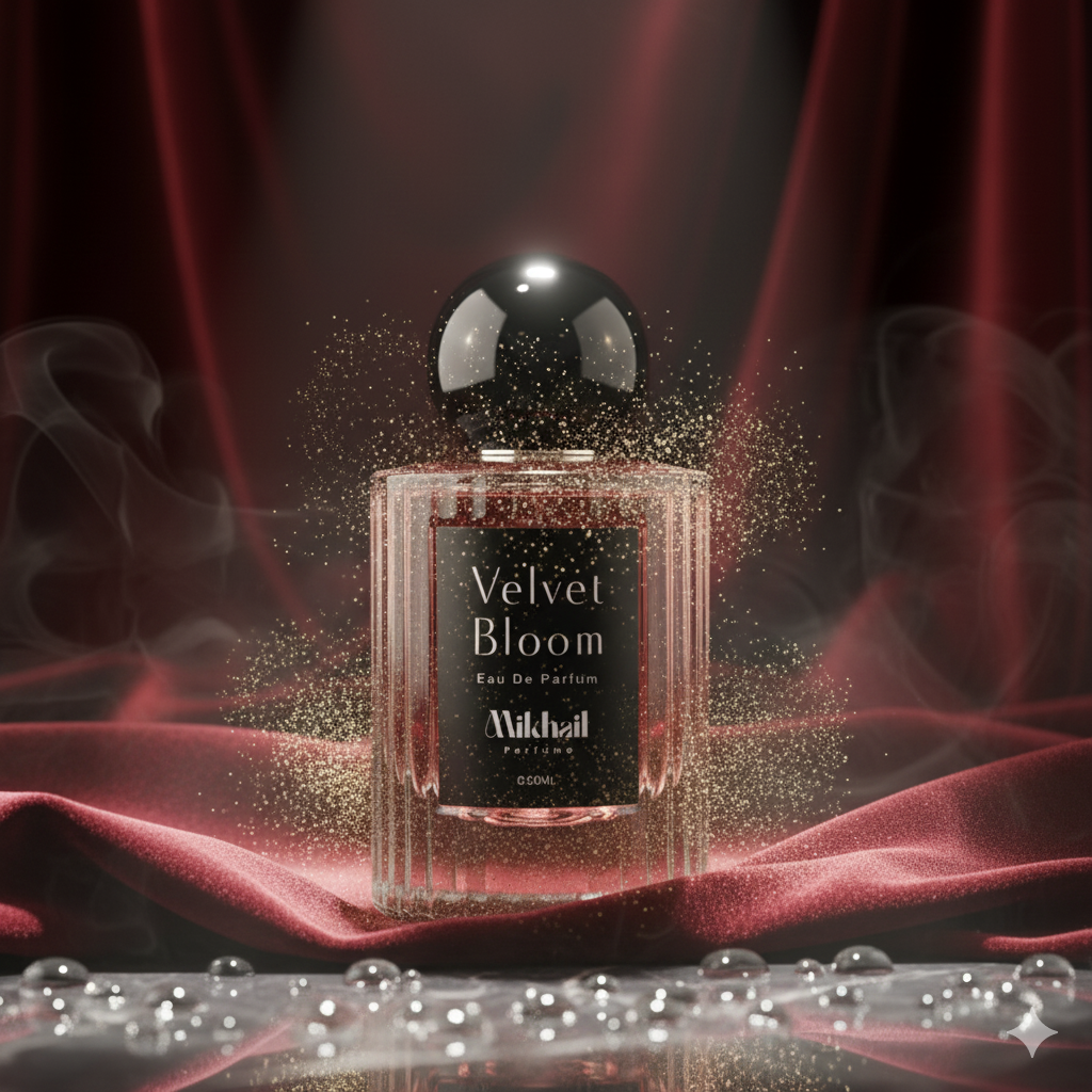 Velvet Bloom by Mikhail | EDP 50ml|  Floral Perfume for Women – Long-Lasting  Made in UAE